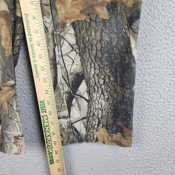Realtree Camouflaged Pants Boy's Med 8 Hardwoods Cargo Pockets Outdoors Hunting - Picture 4 of 9